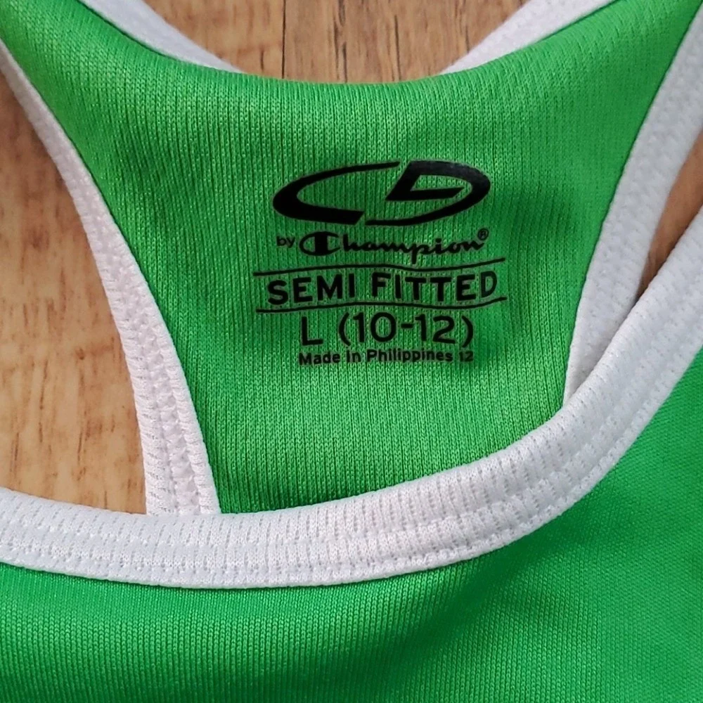 C9 Champion‎ Girls Size 10-12 Green and Black Athletic Outfit